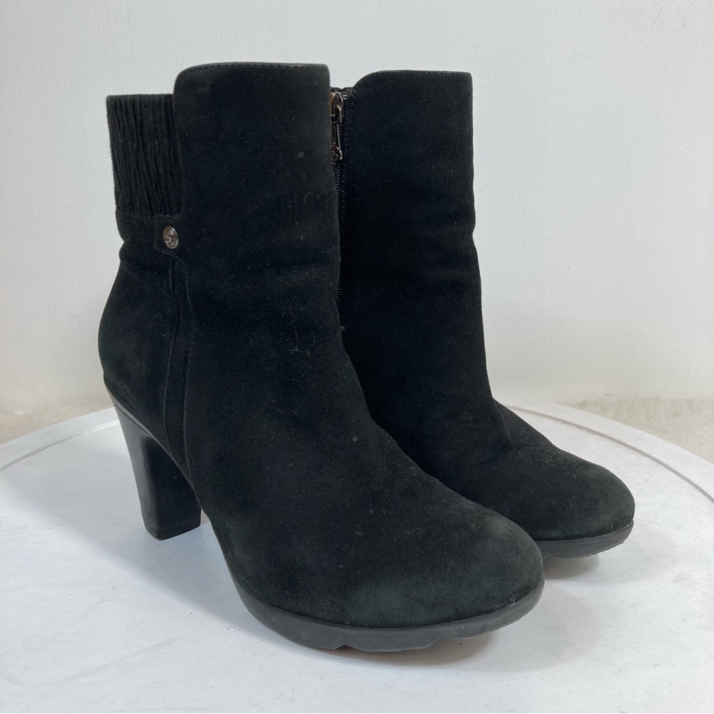 Blondo Loann Heeled Ankle Boots In Black